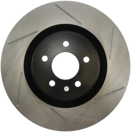 StopTech Power Slot 07-10 Ford Mustang Shelby Front Left Slotted Rotor Stoptech Brake Rotors - Slotted
