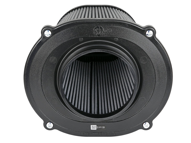aFe QUANTUM Intake Rplcmnt Air Filter (5-1/2x4-1/4)IN F x(8-1/2x7-1/4)IN B x(5-3/4x4-1/2)IN T x9IN H aFe Air Filters - Universal Fit