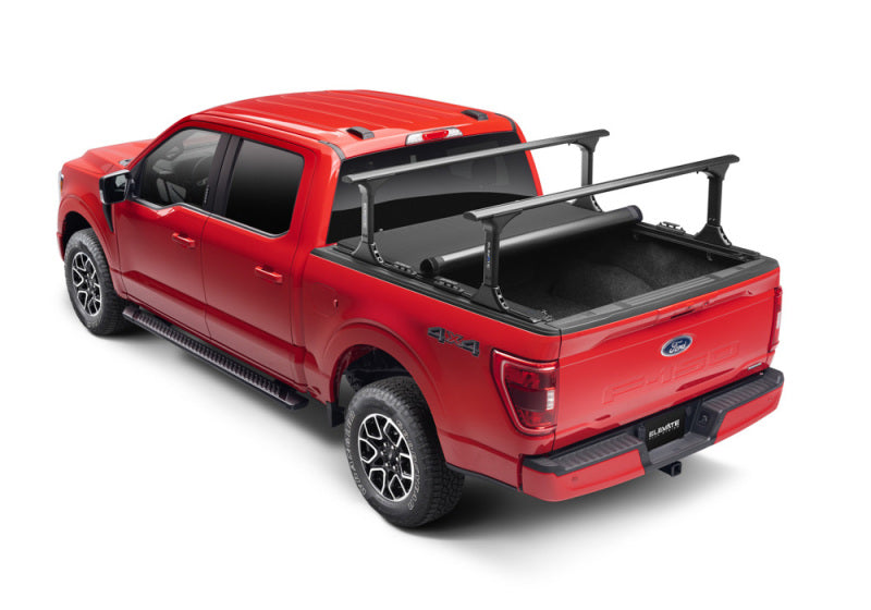 Truxedo Elevate FS Rack (18-28in. Adjustable Height) - Black Truxedo Truck Bed Rack