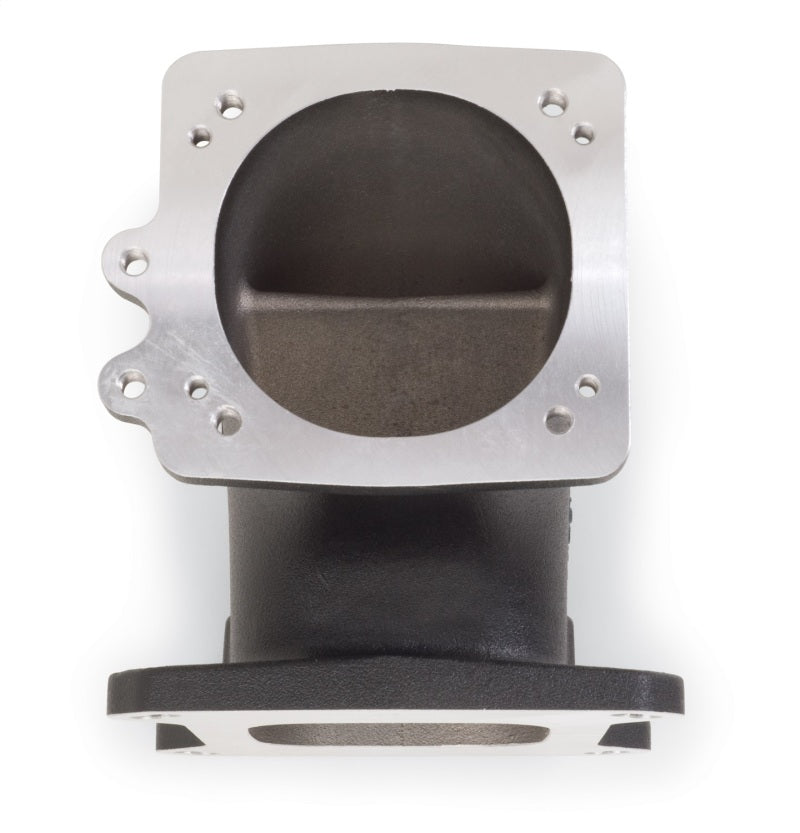 Edelbrock High Flow Intake Elbow 95mm Throttle Body to Square-Bore Flange Black Finish Edelbrock Throttle Bodies