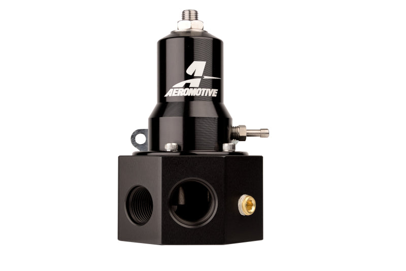 Aeromotive Adjustable Fuel Pressure Regulator 30-120PSI .313 Valve -3x -8 / 1x -10 Inlet -10 Return Aeromotive Fuel Pressure Regulators