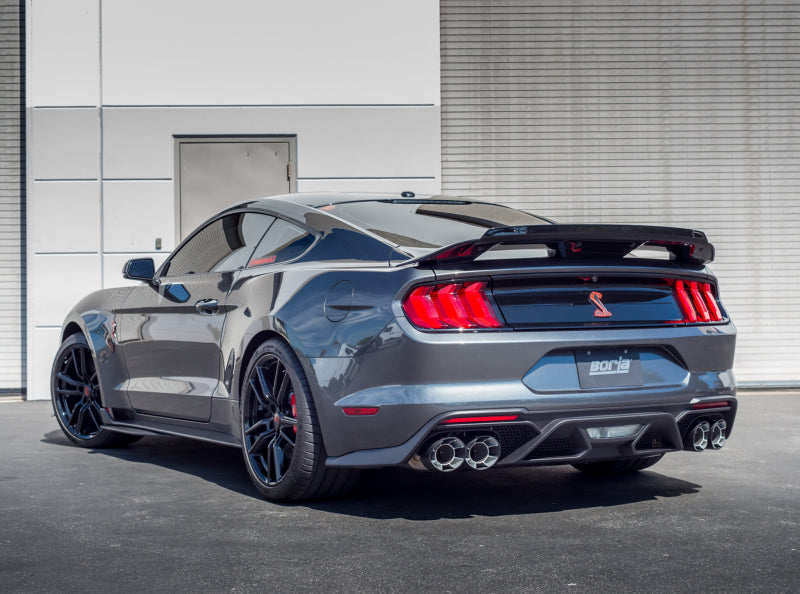 Borla 2020 Ford GT500 5.2L AT 3in ATAK CatBack Exhaust w/ Carbon Fiber Tips Borla Catback