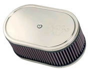 K&N Custom Racing Assembly DDO 9x5-1/2in Oval 3-1/4in Height Vent K&N Engineering Air Filters - Direct Fit