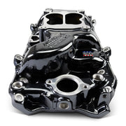 Edelbrock 65-90 BB Chevy Oval Port Heads Performer 2-O Manifold - Black Plasma Edelbrock Intake Manifolds