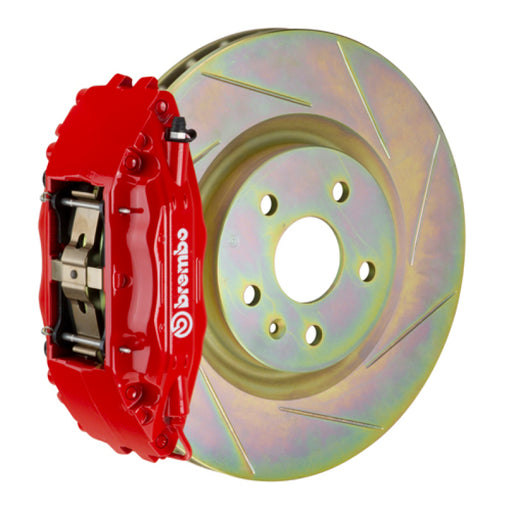 Brembo 12-16 FR-S Front GT BBK 4 Piston Cast 2pc 326 x30 1pc Rotor Slotted Type1-Red Brembo Brake Kits - Performance Slot