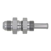 DeatschWerks 8AN Male Flare to Straight 3/8in Single Hose Barb - Anodized DW Titanium DeatschWerks Fittings