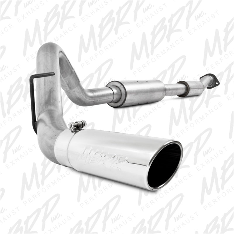 MBRP 11-13 Ford F150 SVT Raptor 6.2L EC-SB/CC-SB 3.5in Cat Back Single Exit Alum Exhaust System MBRP Catback