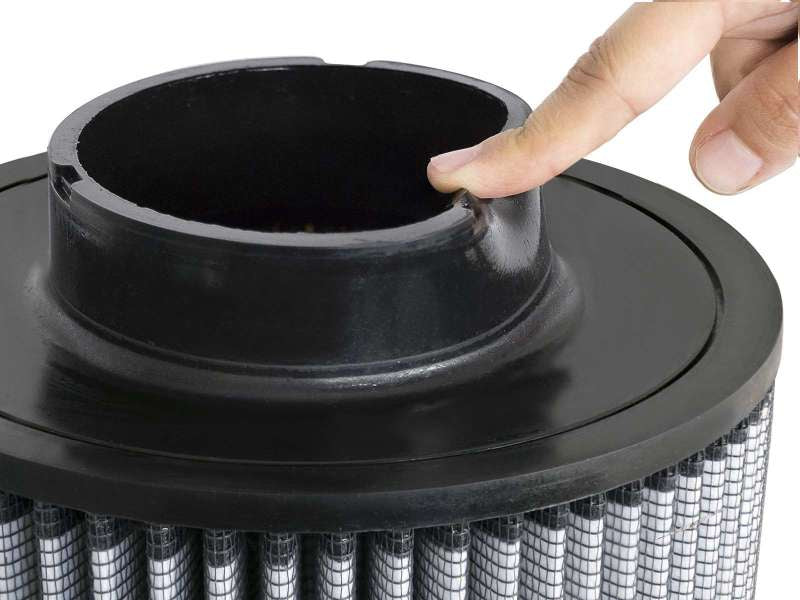 aFe Magnum FLOW Universal Air Filter w/ Pro DRY S Media 4 F x 8-1/2in B x 8-1/2in T x 11in H aFe Air Filters - Universal Fit