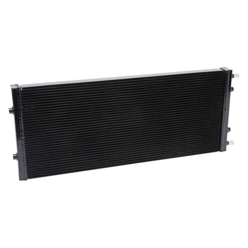 Edelbrock Heat Exchanger Dual Pass Single Row 55 000 Btu/Hr 34In W X 14In H X 2 25In D Black Edelbrock Intercoolers