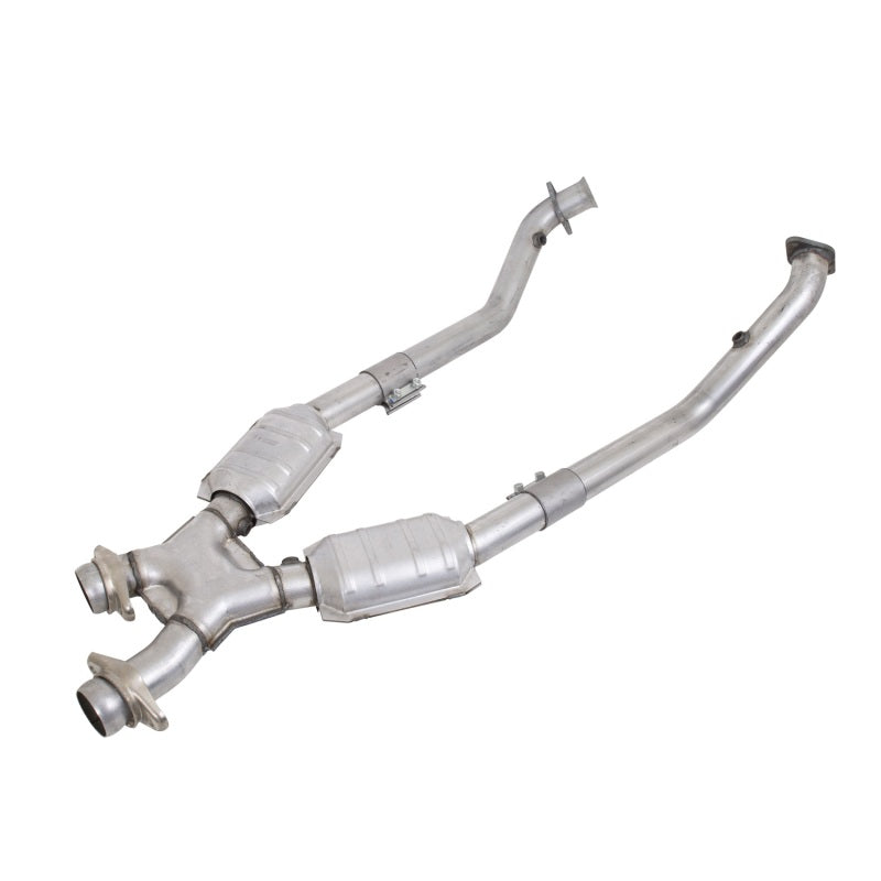 BBK 99-04 Mustang 4.6 GT / Cobra High Flow X Pipe With Catalytic Converters - 2-1/2 BBK Catback
