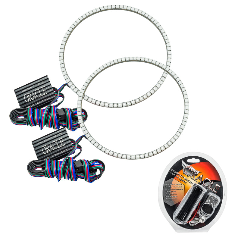 Oracle 7in Round Exterior Waterproof LED Halo Kit - ColorSHIFT ORACLE Lighting Fog Lights