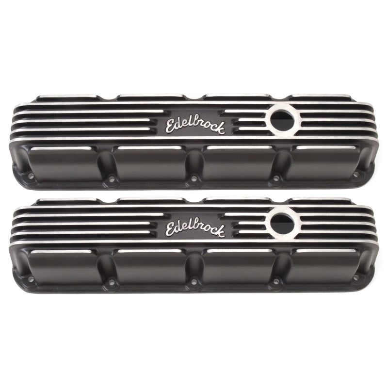 Edelbrock Valve Cover Classic Series Chrysler Magnum V8 Black Edelbrock Valve Covers