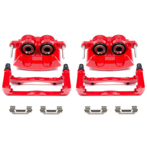 Power Stop 98-02 Chevrolet Camaro Front Red Calipers w/Brackets - Pair PowerStop Brake Calipers - Perf
