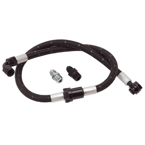 Edelbrock Fuel Hose Assembly w/ Street Filter SBC Proclassic Finish Edelbrock Fuel Filters
