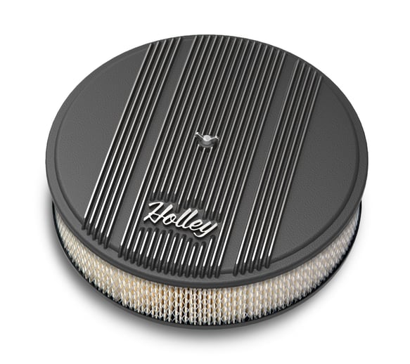 14" Round Finned Air Cleaner 120-152 HOLLEY Autoparts