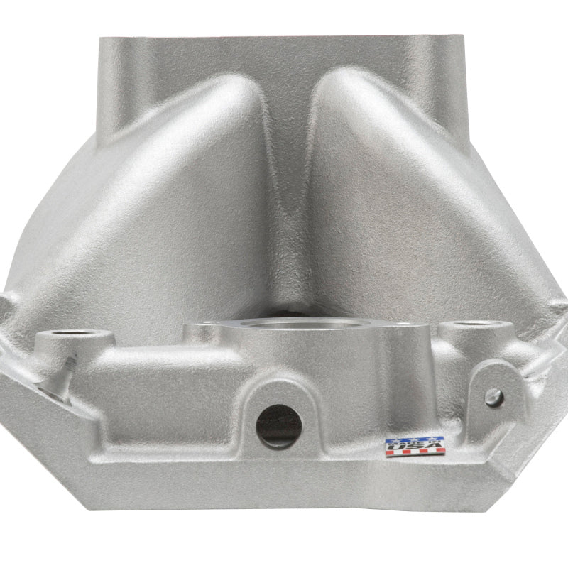 Edelbrock Manifold Chevy BB 9 8 Deck (Short) Super Victor 565 Thick Flange Rect Port Heads Edelbrock Intake Manifolds