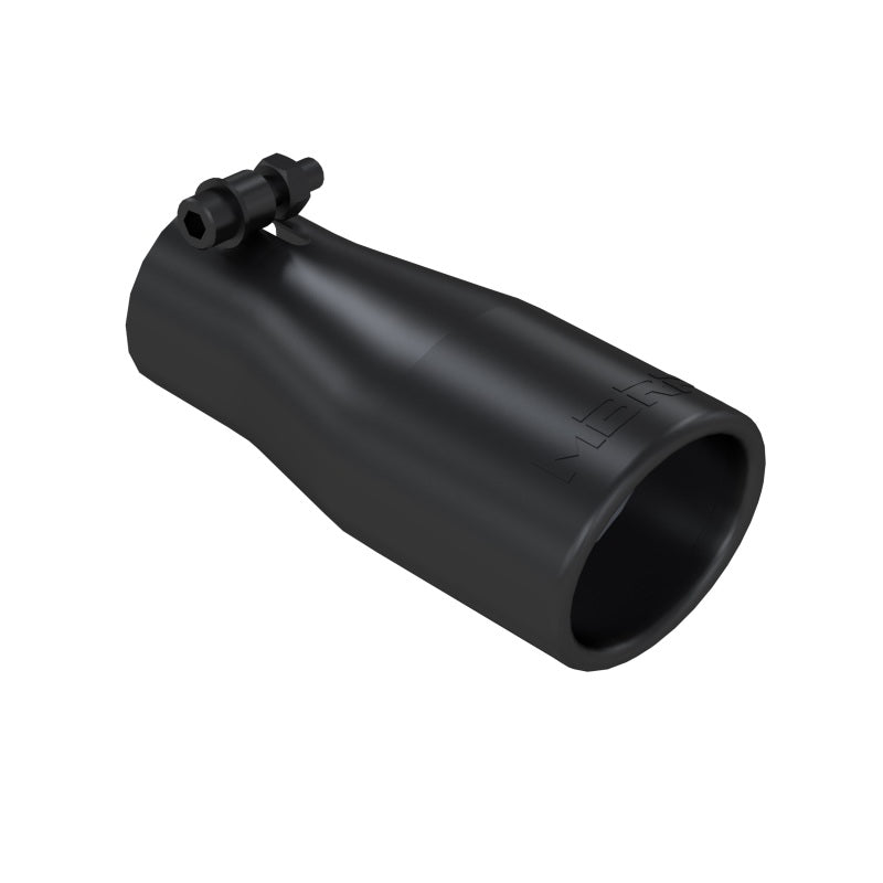 MBRP Universal Tip 2.5 O.D. Oval End 3.75 Inlet 10in length - Black Finish MBRP Tips