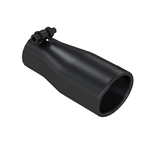 MBRP Universal Tip 2.5 O.D. Oval End 3.75 Inlet 10in length - Black Finish MBRP Tips