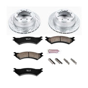 Power Stop 03-05 Ford E-350 Club Wagon Rear Z23 Evolution Sport Brake Kit PowerStop Brake Kits - Performance D&S