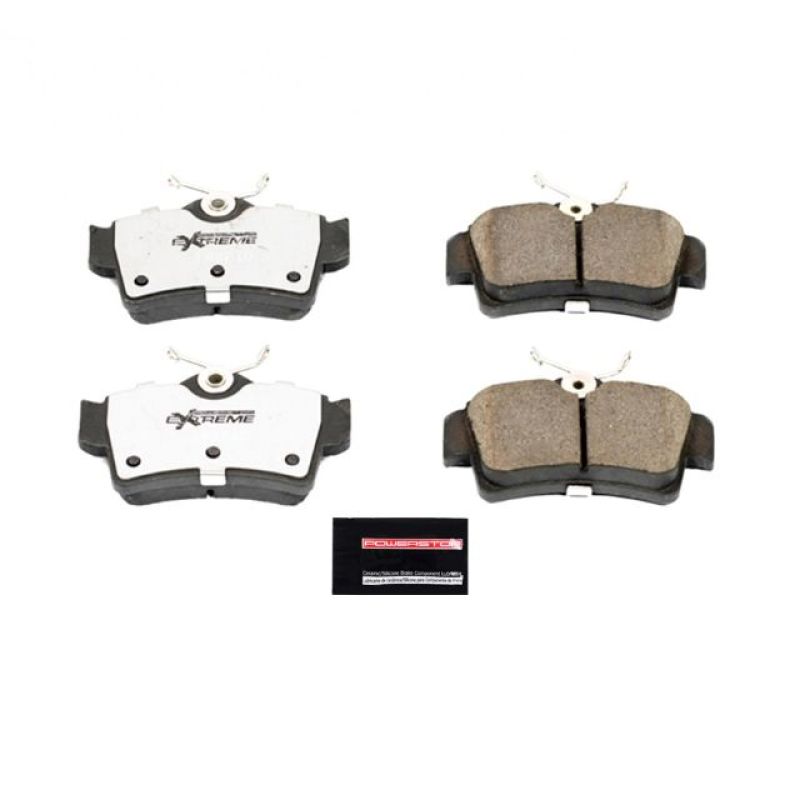 Power Stop 94-01 Ford Mustang Rear Z26 Extreme Street Brake Pads w/Hardware PowerStop Brake Pads - Performance