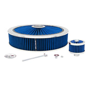 Spectre ExtraFlow Filter Custom Assembly Value Pack 14in. x 3in. - Blue Spectre Air Filters - Universal Fit