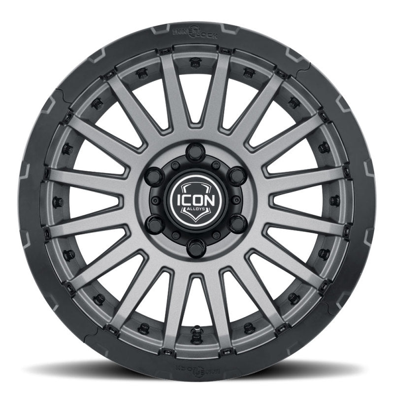 ICON Recon Pro 17in. Halo Rock Ring Kit - Black ICON Body Armor & Rock Rails