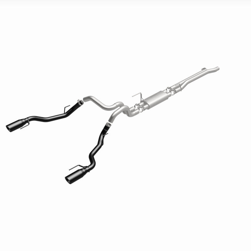 MagnaFlow SYS Cat-Back 2017 Ford F-150 Raptor 3.5L Dual Black Coated 3in Tips Magnaflow Catback