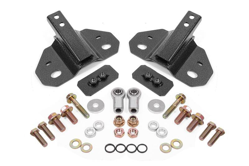 BMR Suspension 24-25 Ford Mustang Rear Steel Shock Mount - Black Hammertone BMR Suspension Shock Mounts & Camber Plates