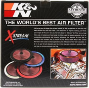 K&N X-Stream Top Filter X-Stream 14 inch OD Chrome K&N Engineering Air Filters - Universal Fit