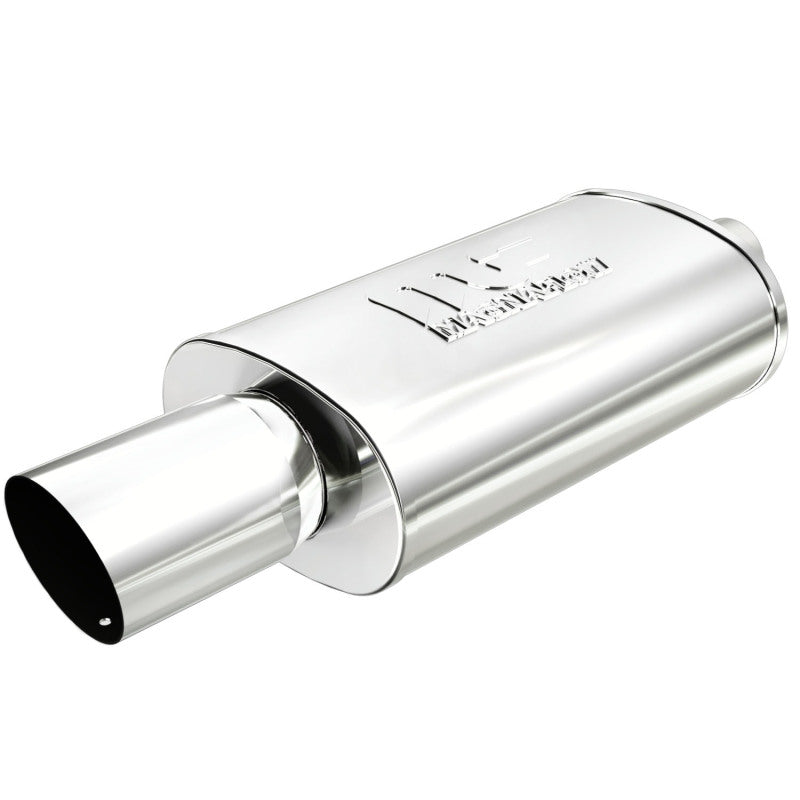 MagnaFlow Muffler W/Tip Mag SS 14X5X8 2.25/4. Magnaflow Muffler