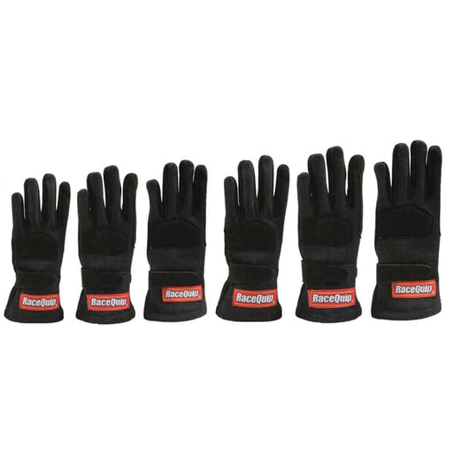 RaceQuip 355 Series 2 Layer Nomex Race Gloves 3550093RQP RACEQUIP Autoparts