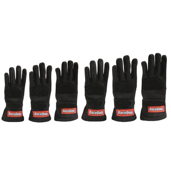 RaceQuip 355 Series 2 Layer Nomex Race Gloves 3550090RQP RACEQUIP Autoparts