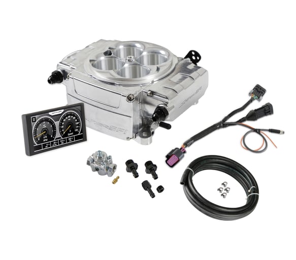 Holley Sniper 2 EFI Upgrade 5'' Kit w/ Regulator - Polished 550-510-5AE HOLLEY Autoparts
