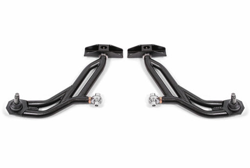 BMR 10-14 Ford Mustang Adj. Lower A-Arms w/ Delrin/Rod End / 19mm Tall Ball Joint - Black Hammertone BMR Suspension Control Arms