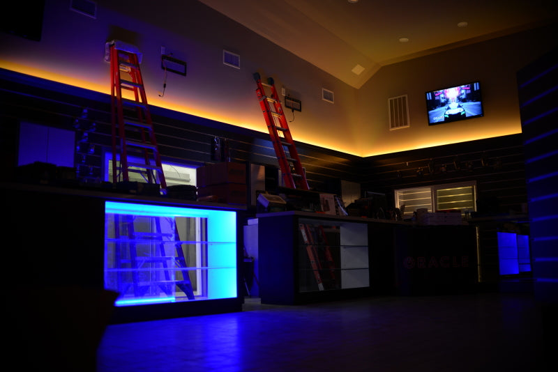Oracle Exterior Black Flex LED 12in Strip - RGB ColorSHIFT ORACLE Lighting Light Strip LED