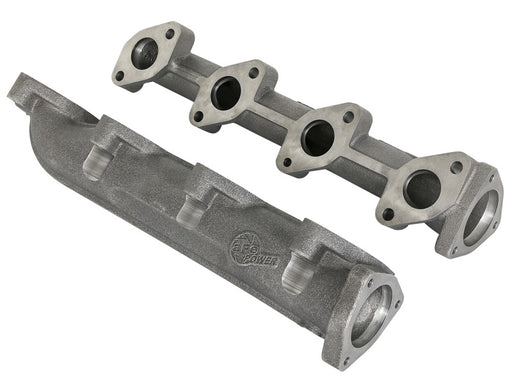 aFe BladeRunner Ported Ductile Iron Exhaust Manifold 08-10 Ford Diesel Trucks V8 6.4L (td) aFe Headers & Manifolds