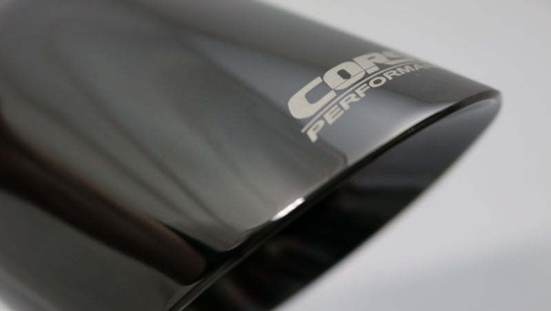 Corsa Single Universal 2.5in Inlet / 3.5in Outlet Black PVD Pro-Series Tip Kit CORSA Performance Tips