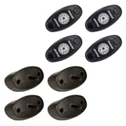 Rigid Industries Rock Light Kit- Red (4 lights) Rigid Industries Sidemarkers & Indicators