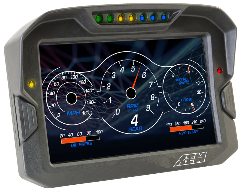 AEM CD-7 Logging Race Dash Carbon Fiber Digital Display (CAN Input Only) AEM Gauges