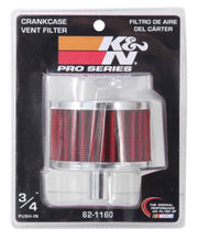 K&N Filter 3/4in Vent 3in Diameter 2in Height K&N Engineering Air Filters - Universal Fit