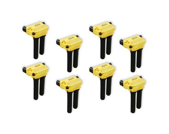 ACCEL SuperCoil - Gen III HEMI 05-24 - 8-Pack - Yellow - 5.7/6.1/6.2/6.4L 140038-8 ACCEL Autoparts