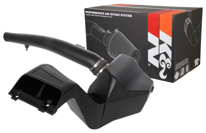 K&N 18-19 Ford F150 V6-3.0L DSL AirCharger Performance Intake Kit K&N Engineering Cold Air Intakes