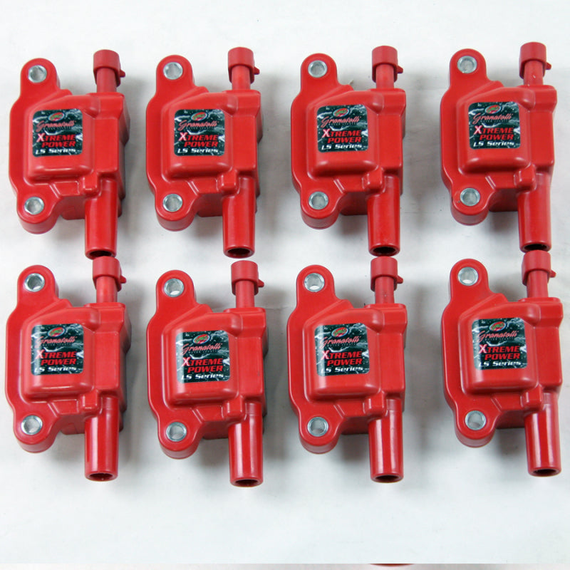 Granatelli 14-23 GM LT Direct Ignition Coil Packs - Red (Set of 8) Granatelli Motor Sports Ignition Coils - Upgrade