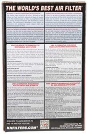 K&N Universal Clamp-On Air Filter 2-7/16in Flange 4-1/2x3-3/4in Base 3x2in Top 6in Height K&N Engineering Air Filters - Universal Fit