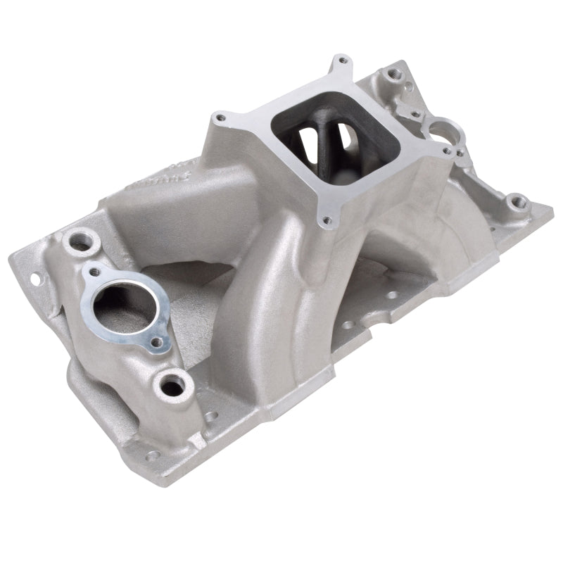 Edelbrock Super Victor SBC Manifold for GM Cast Iron Vortec Heads (Race Manifold) Edelbrock Intake Manifolds