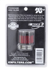 K&N 0.75 inch ID 1.375 inch OD 1.125 inch H Clamp On Crankcase Vent Filter K&N Engineering Air Filters - Universal Fit