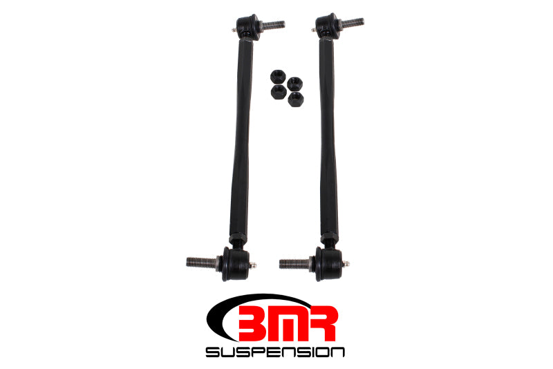 BMR 12-15 5th Gen Camaro Front Sway Bar End Link Kit - Black BMR Suspension Suspension Arms & Components