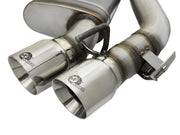 aFe MACHForce XP 3in 304 SS Axle-Back Dual Exhaust (NPP) w/ Polished Tips 16-17 Camaro SS V8-6.2L aFe Axle Back