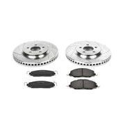 Power Stop 11-14 Ford Mustang Front Z23 Evolution Sport Brake Kit PowerStop Brake Kits - Performance D&S