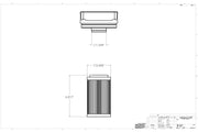 Aeromotive 100 Micron Replacement Element for 12318/12319 Aeromotive Fuel Filters